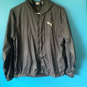 Black Puma Windbreaker